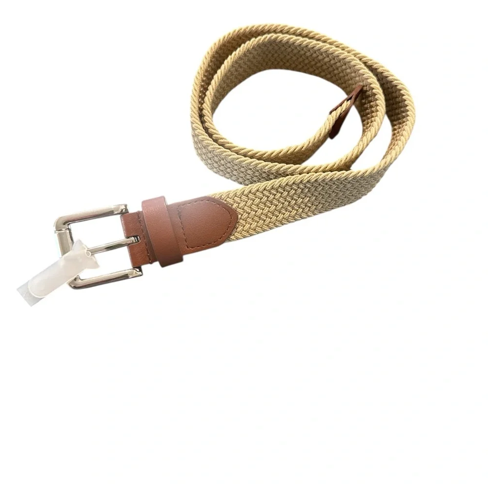 Tan Woven boy’s Belt
